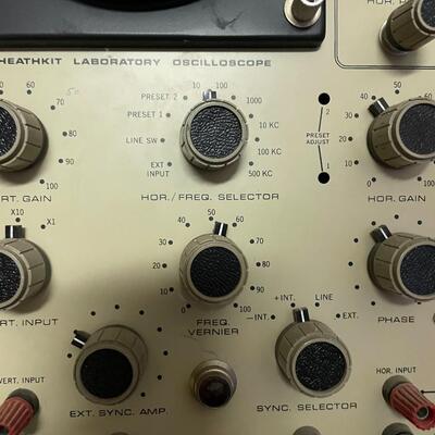 lot 164- Heath kit Laboratory oscilloscope