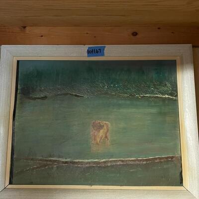 lot 167- dog painting