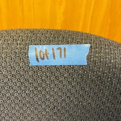 lot 171- (3) seat cushions, office chair