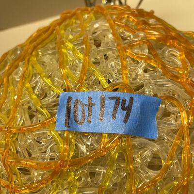 lot 174- vintage funky hanging light