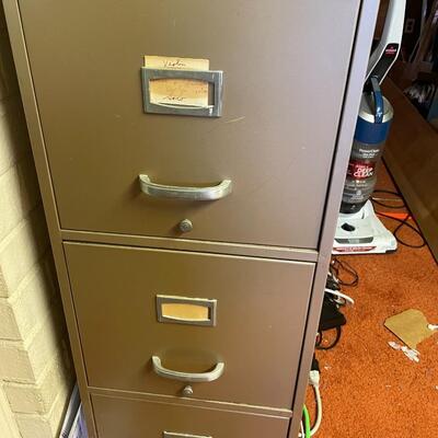 lot 175- filex filing cabinet with contents