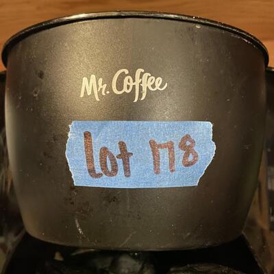 lot 178- Mr. coffee maker