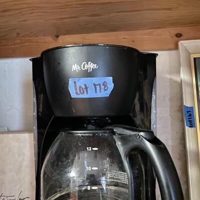 lot 178- Mr. coffee maker