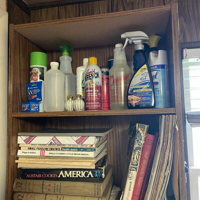 lot 179- (2) shelves with contents