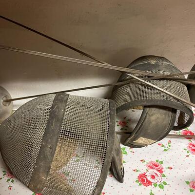 lot 181- Jousting swords and masks