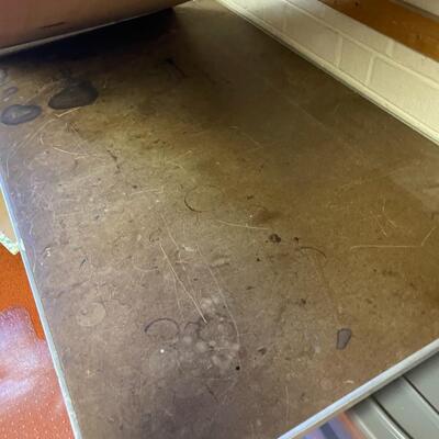 lot 184- desk (73 in. wide, 30 in. long, 30 in. tall)