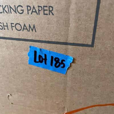 lot 185- Misc. box of glasses and glasses cases
