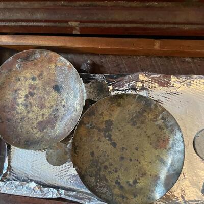 lot 188- antique scale with additional weights