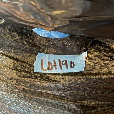lot 190- (2) large bags with misc. clothes and blankets