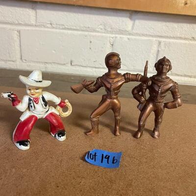 lot 196- (3) vintage plastic toys circa 1930's