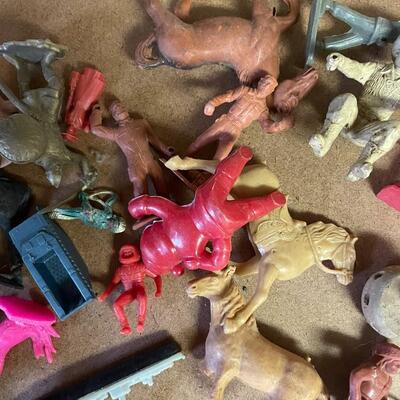 lot 198- lot of vintage misc. toys circa 1930's