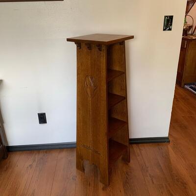 #5 Tree Of Life Pedestal, Mission Collection- Stickley (retails over $1,000 still for sale @ Forseyâ€™s)
