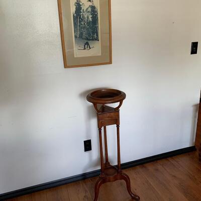 #9 Queen Anne Mahogany Pedestal- The Bartley Collection