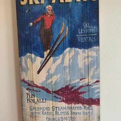 #80 Ski Alta Vintage Decor