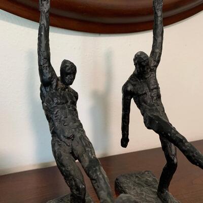 #119 Reaching Athlete Book Ends