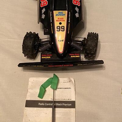 Radio Shack vintage remote control Black Phantom car