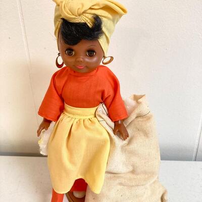 Vintage Black Cotton Picker doll