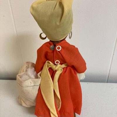 Vintage Black Cotton Picker doll