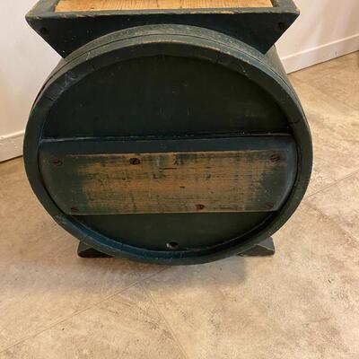 Antique wooden butter churn