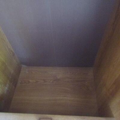 Wood Finish Storage Cabinet- 30