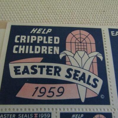 Vintage Collection of Easter Seal and Saving Stamps