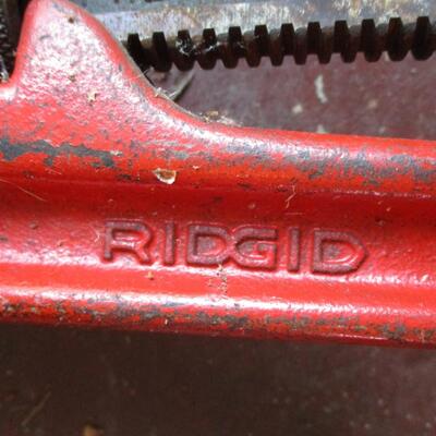 Heavy Pipe Wrench by Rigid USA