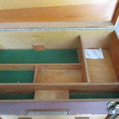 Hand Crafted Draft Tools and Precision Instrument Storage Box