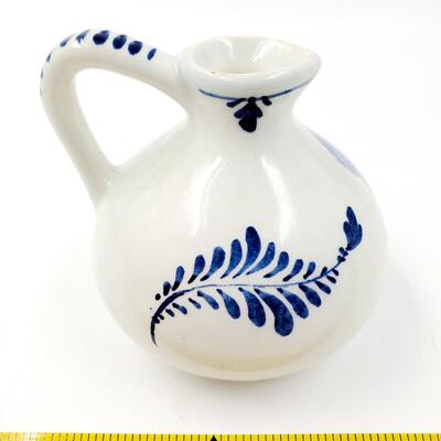 DELFTS HAND PAINTED PITCHER MADE IN HOLLAND