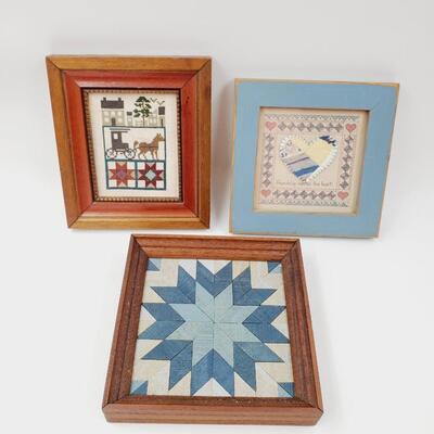 FOR THE LOVE OF QUILTING AND CROSS-STITCH HOME DECOR BUNDLE