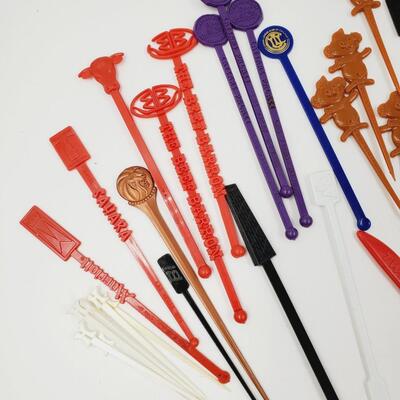 VINTAGE LOT OF STIR STICKS