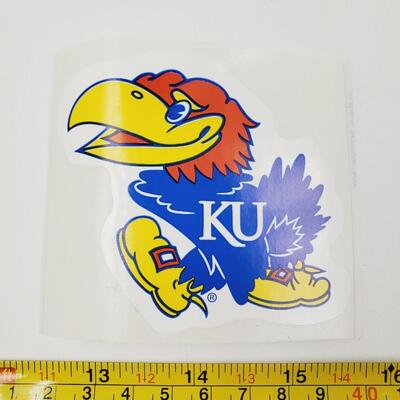 ALUMNI ASSOCIATION THE UNIVERSITY OF KANSAS JAYHAWK STICKERS BUNDLE OF 9