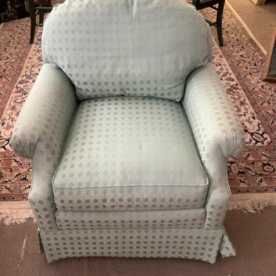341  Sherrill Upholstered Swivel Arm Chair 