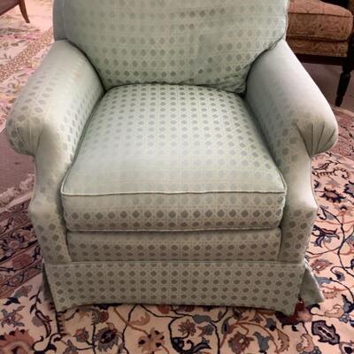 341  Sherrill Upholstered Swivel Arm Chair 