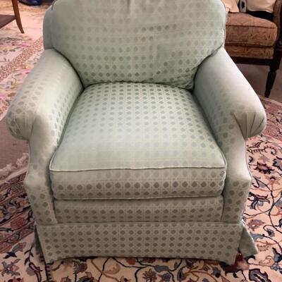 341  Sherrill Upholstered Swivel Arm Chair 