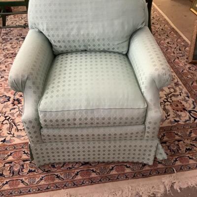 341  Sherrill Upholstered Swivel Arm Chair 