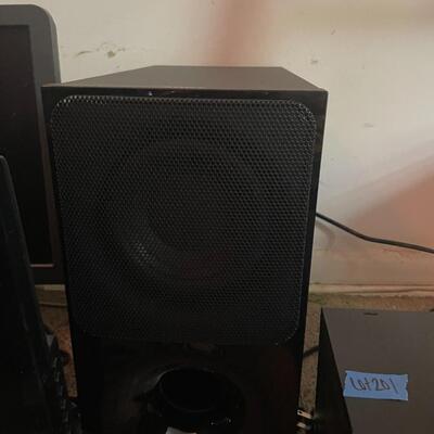 Lot 201 - RCA Receiver and Sony Speaker 