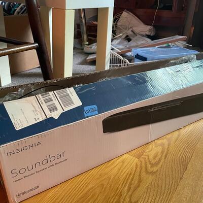 Lot 202- Insignia Bluetooth sound bar.