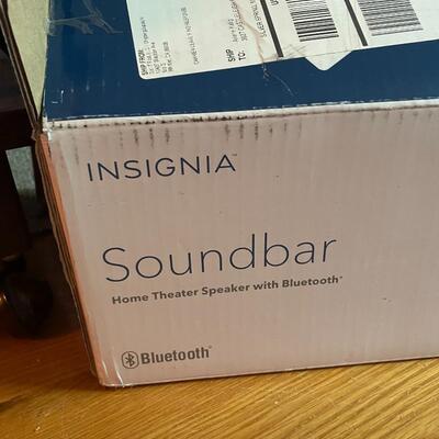 Lot 202- Insignia Bluetooth sound bar.
