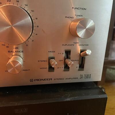 Lot 204-  Pioneer amp Sherwood receiver.