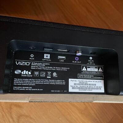 Lot 205- Vizio sound bar 