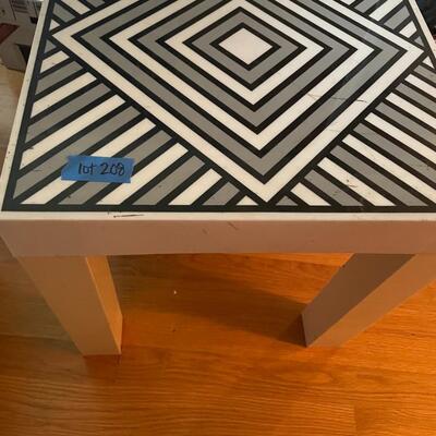 lot 208- retro table