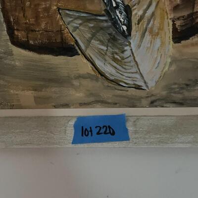 lot 220- framed picture