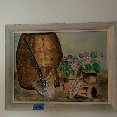 lot 220- framed picture