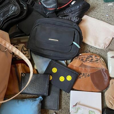 lot 221- Misc. bags, purses, wallets