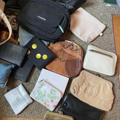 lot 221- Misc. bags, purses, wallets