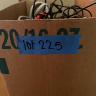 lot 225- Misc. electronics box