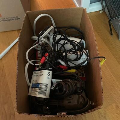 lot 225- Misc. electronics box