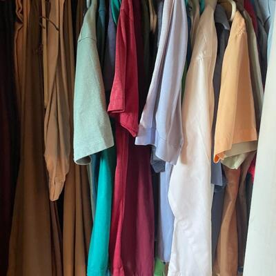 lot 231- Misc. men's clothes, books
