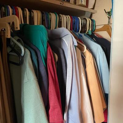 lot 231- Misc. men's clothes, books