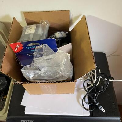 lot 238- Brother printer with parts